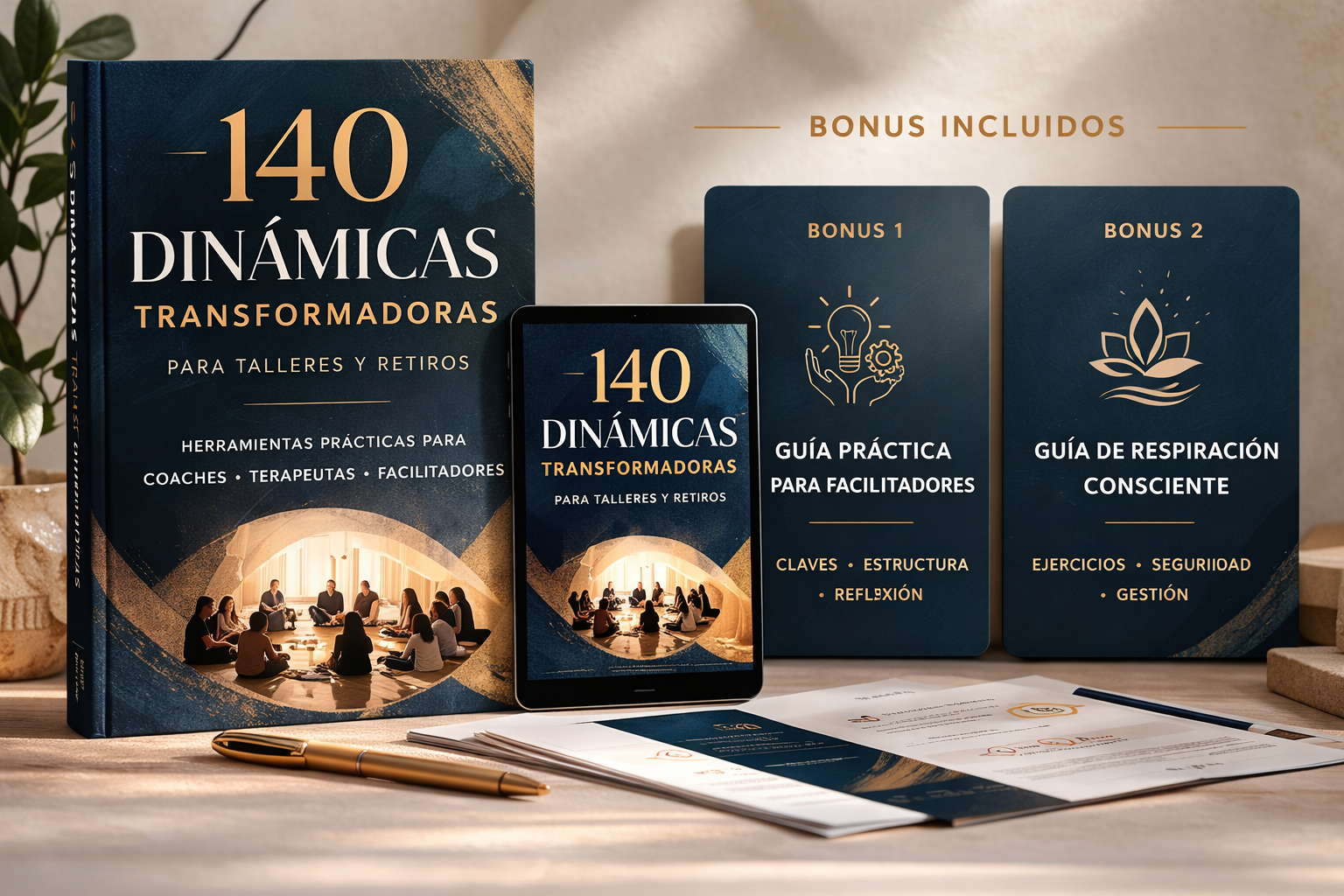 140 Dinámicas Transformadoras para Talleres y Retiros